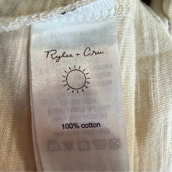 Rylee & Cru Flora Button Jersey Mini Dress Size Medium 41942 - Picture 9 of 12